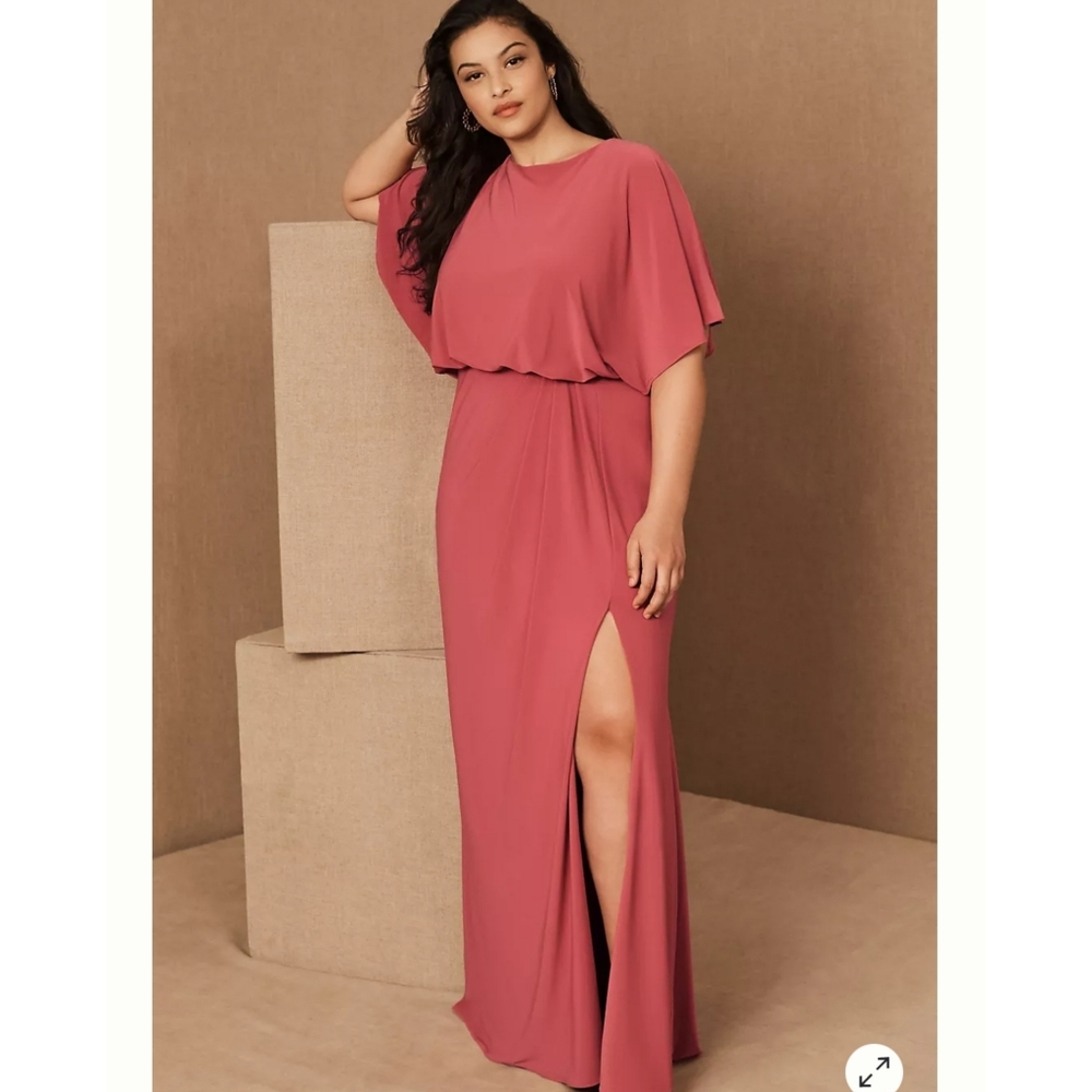 BHLDN × Anthropologie Lena Flutter Sleeve Jersey Dress - Picture 4 of 11